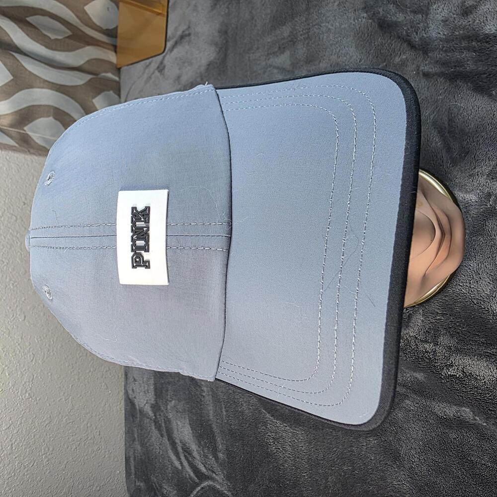 Pink Patch Victoria Secret Hat Running Gym Workout Spell Out Logo Baseball Cap